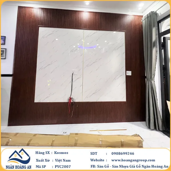Tấm Nhựa Ốp Tường Lam Sóng Kosmos 