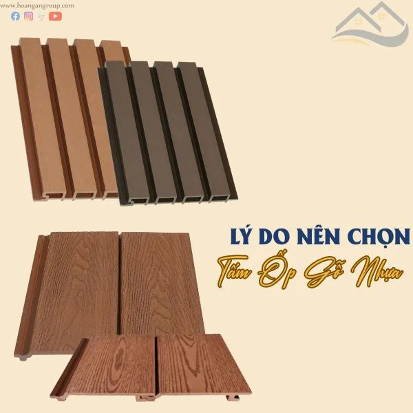 Lý Do Nên Chọn Tấm Ốp Gỗ Nhựa Kosmos Cho Khu Vực Nhà Mình