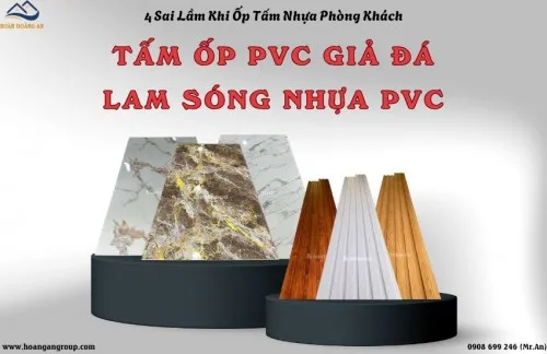 4 Sai Lầm Khi Ốp Tấm Nhựa Trang Trí Phòng Khách Khiến Không Gian Kém Sang