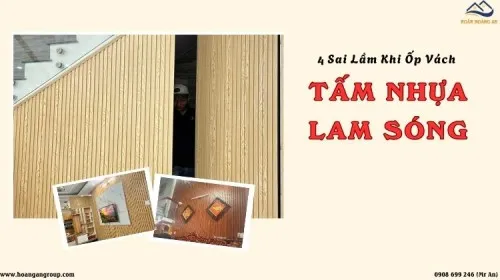 4 Sai Lầm Khi Ốp Vách Nhựa Lam Sóng Trang Trí Phòng Khách 