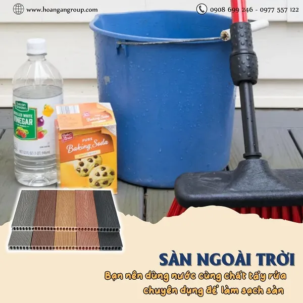 Cách Vệ Sinh Sàn Gỗ Nhựa Ngoài Trời Đúng Cách
