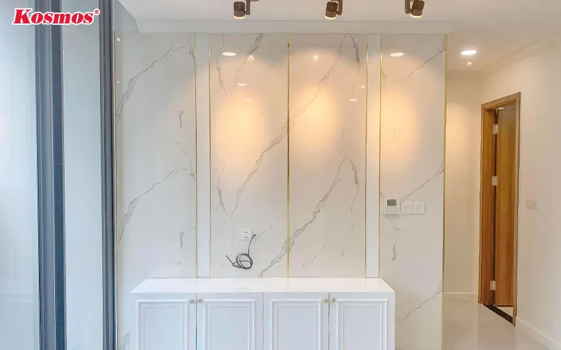 Tấm Nhựa Ốp Tường PVC Giả Đá Kosmos