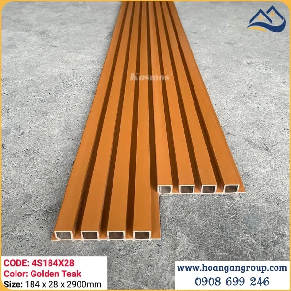 Tấm Ốp Lam Sóng Gỗ Nhựa Ngoài Trời Kosmos Phủ ASA Tại Quận 1 TPHCM Tấm Ốp Lam Sóng Gỗ Nhựa Ngoài Trời Kosmos Phủ ASA Tại Quận 1 TPHCM