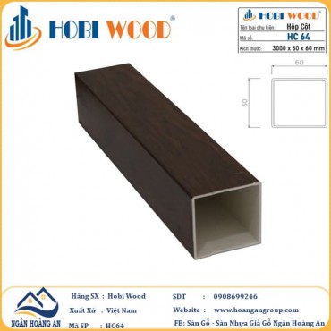 Thanh Lam Trang Trí Nhựa Giả Gỗ Hobi Wood 60x60 HC64