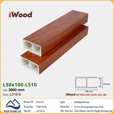 Lam Hộp Gỗ Nhựa Trang Trí Cầu Thang Iwood L510-6