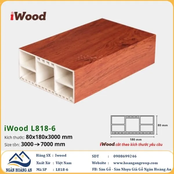 Thanh Lam Nhựa Giả Gỗ Trang Trí Cầu Thang iWood Thanh Lam Nhựa Giả Gỗ Trang Trí Cầu Thang iWood