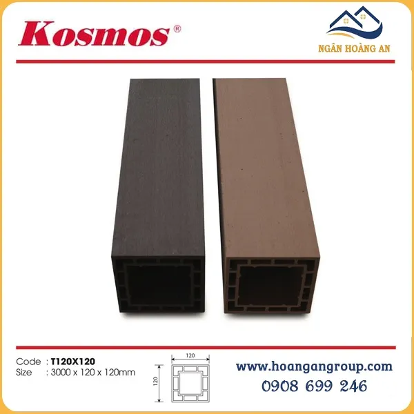 Lam Trụ Pergola Gỗ Nhựa Ngoài Trời Kosmos T120x120 Tại Quận 7 TPHCM Lam Trụ Pergola Gỗ Nhựa Ngoài Trời Kosmos T120x120 Tại Quận 7 TPHCM