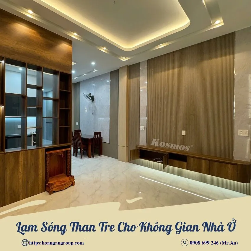 Lam Sóng Than Tre Cho Không Gian Nhà