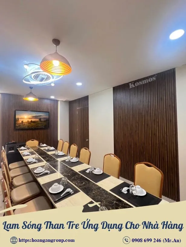 Lam Sóng Than Tre Ứng Dụng Cho Nhà Hàng