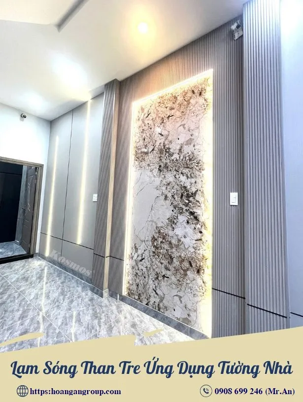 Lam Sóng Than Tre Ứng Dụng Cho Tường Nhà