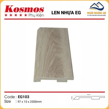 Len Chân Tường Nhựa Giả Gỗ EG103 Cao 97mm
