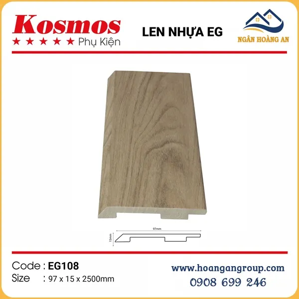 Len Chân Tường Nhựa Giả Gỗ 97mm Tại Gò Vấp TPHCM Len Chân Tường Nhựa Giả Gỗ 97mm Tại Gò Vấp TPHCM