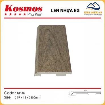 Len Chân Tường Nhựa Giả Gỗ EG109 Cao 97mm