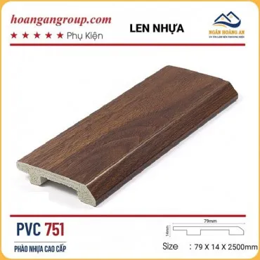 Len Chân Tường Nhựa Giả Gỗ Morser PVC 751