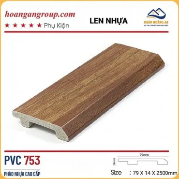 Len Chân Tường Nhựa Giả Gỗ Morser PVC 753