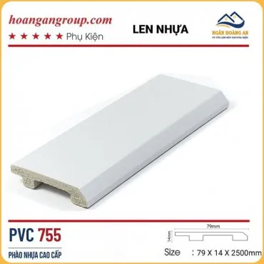 Len Chân Tường Nhựa Giả Gỗ Morser PVC 755