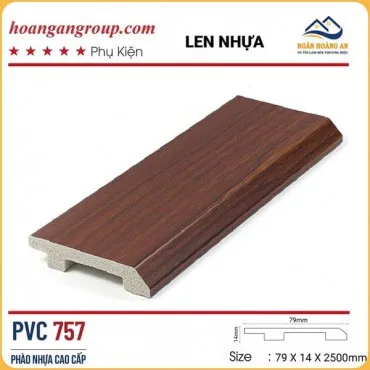Len Chân Tường Nhựa Giả Gỗ Morser PVC 757