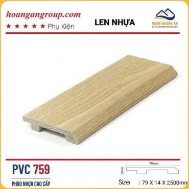 Len Chân Tường Nhựa Giả Gỗ Morser PVC 759