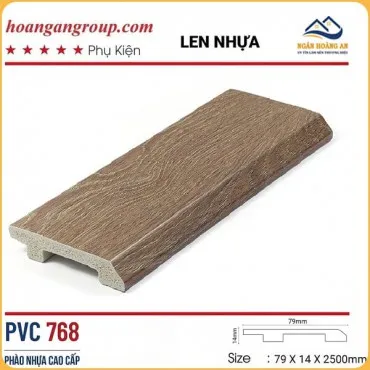 Len Chân Tường Nhựa Giả Gỗ Morser PVC 768
