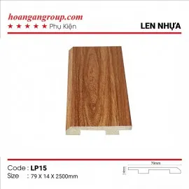 Len Chân Tường Nhựa Giả Gỗ Kosmos LP15