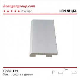 Len Chân Tường Nhựa Giả Gỗ Kosmos LP2