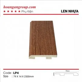 Len Chân Tường Nhựa Giả Gỗ Kosmos LP4