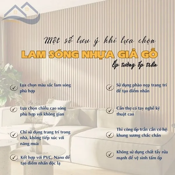 Lưu Ý Khi Sử Dụng Tấm Ốp Lam Sóng NTA