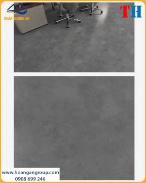 Miếng Lót Sàn Nhựa Giả Bê Tông Tự Dán THFLoor TH019 2mm