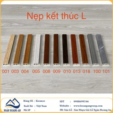 Nẹp Kết Thúc L Trang Trí Lam Sóng Nano Kosmos