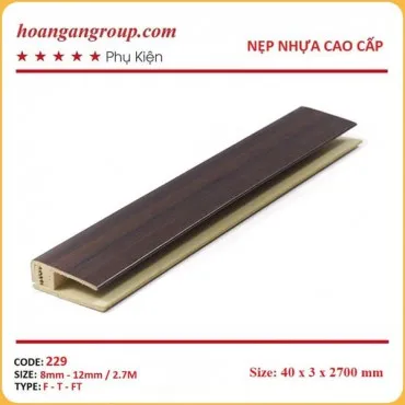 Nẹp Nhựa Kết Thúc Sàn 229
