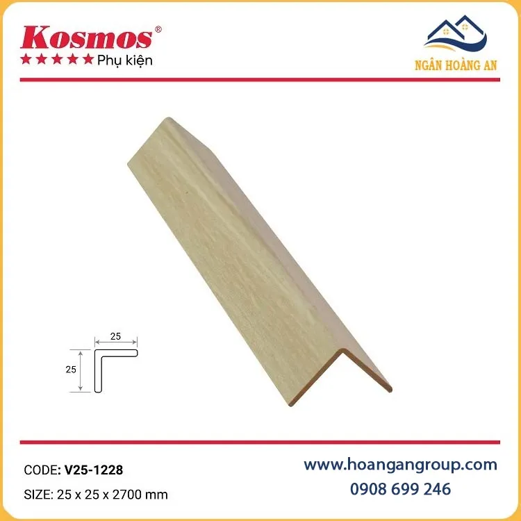 Nẹp Chữ V Sàn Gỗ Sàn Nhựa Kosmos V25-1228