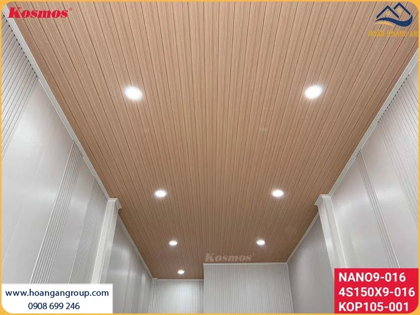 Thi Công Ốp Trần Lam Sóng Nhựa Giả Gỗ Chống Cháy Lan, An Toàn Thi Công Ốp Trần Lam Sóng Nhựa Giả Gỗ Chống Cháy Lan, An Toàn