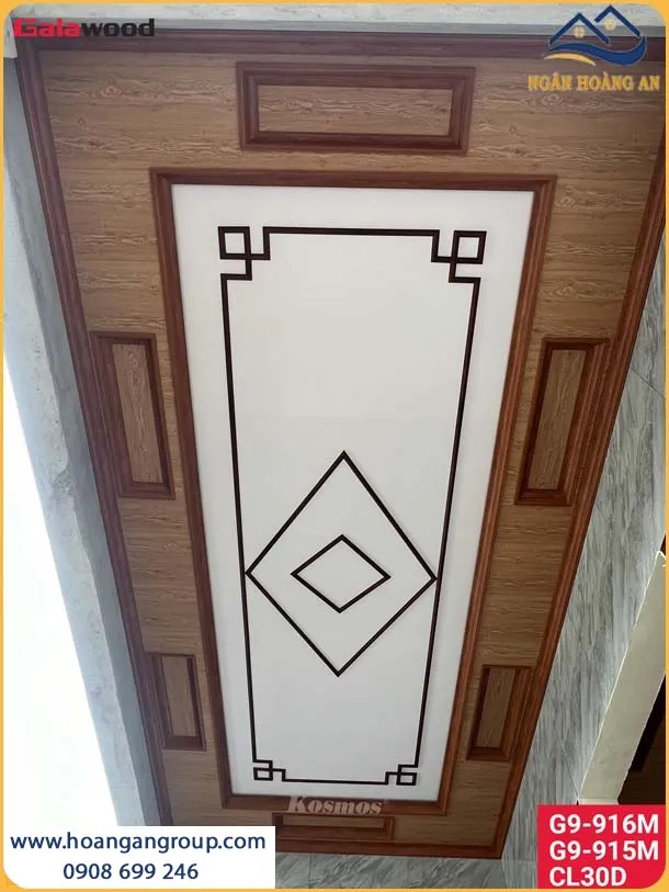 Thi Công Ốp Trần Tấm Ốp Nano Giả Gỗ Tạo Nên Sự Sang Trọng