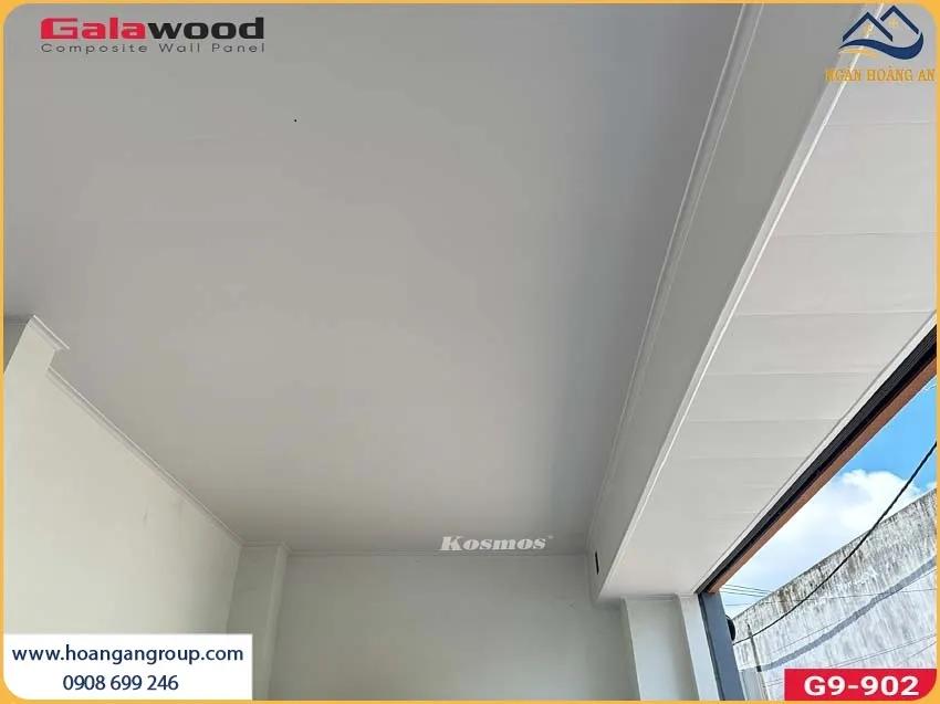 Trần Nhà Được Ốp Bởi Nano Nhựa Màu Trắng Độc Đáo, Chống Mối Mọt Trần Nhà Được Ốp Bởi Nano Nhựa Màu Trắng Độc Đáo, Chống Mối Mọt
