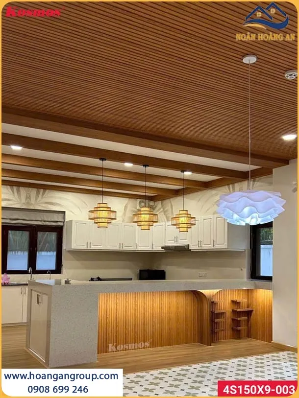 Khách Hàng Ưa Chuộng Lam Sóng Giả Gỗ Ốp Trần Cho Nhà Ở