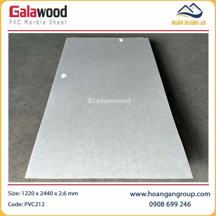 Tấm Nhựa Ốp Tường PVC Giả Đá Galawood PVC212