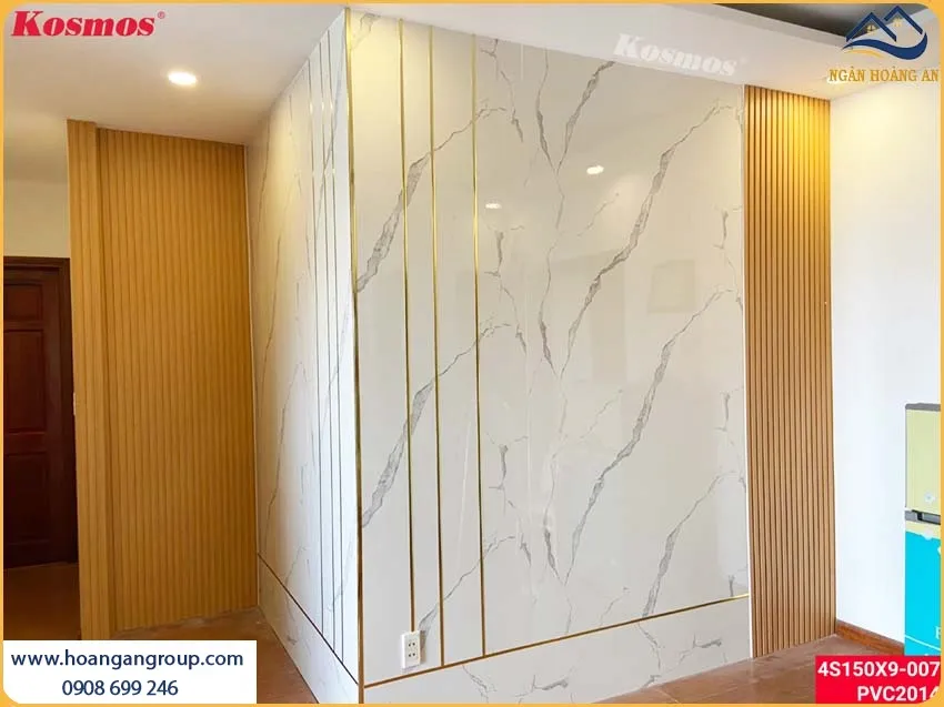 Căn Hộ Thi Công Ốp Tường Bằng PVC Giả Đá Giá Thành Hợp Lý, Bền, Đẹp