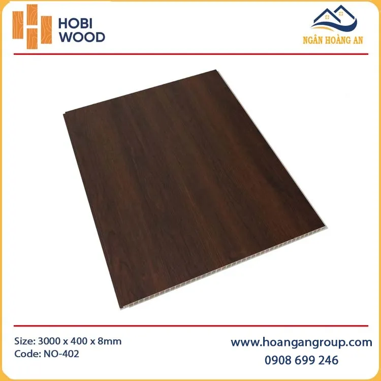 Ốp Tường Ốp Trần Nano Giả Vân Gỗ HobiWood NO-402