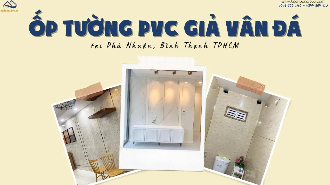 Ốp Tường PVC Giả Vân Đá Tại Phú Nhuận, Bình Thạnh TPHCM