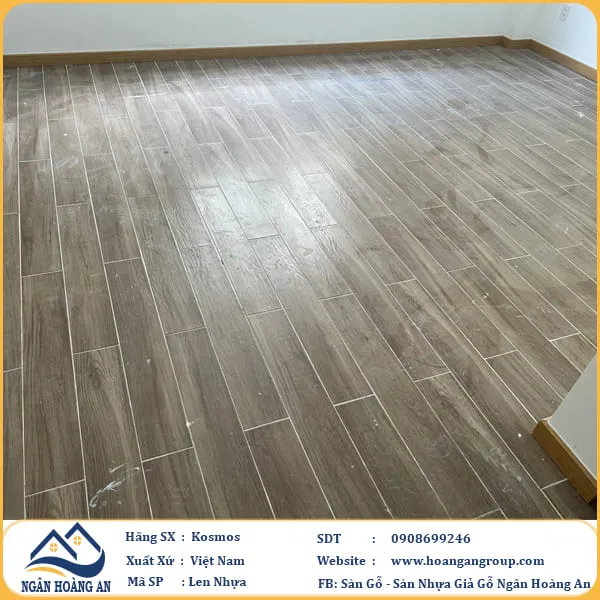 Thi Công Len Phào Chân Tường Nhựa Giả Gỗ PVC