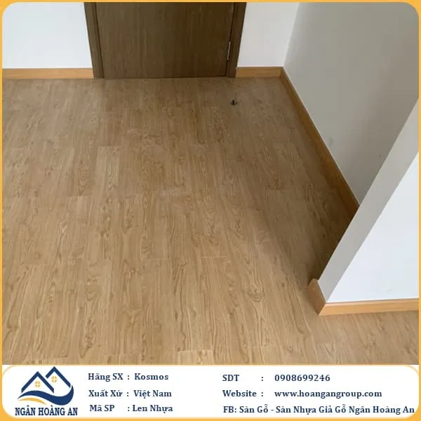 Thi Công Len Phào Chân Tường Nhựa Giả Gỗ PVC