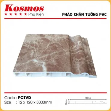 Phào Chân Tường PVC Vân Đá Kosmos