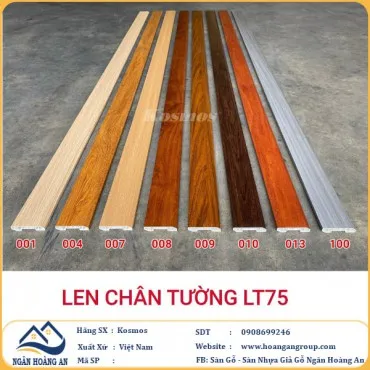 Phào Chỉ Len Chân Tường Lam Sóng Nano Kosmos LT75