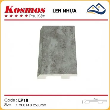 Len Chân Tường Nhựa Giả Bê Tông LP18 Cao 79mm