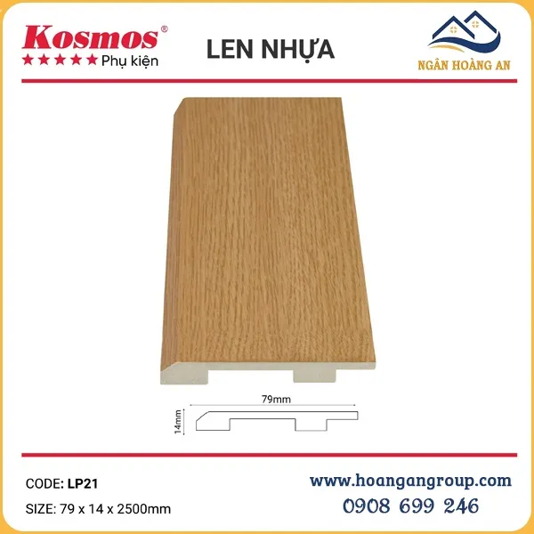Len Chân Tường Nhựa Giả Gỗ 79mm Tại Bình Chánh TPHCM