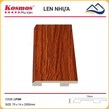Len Chân Tường Nhựa Giả Gỗ LP5M Cao 79mm