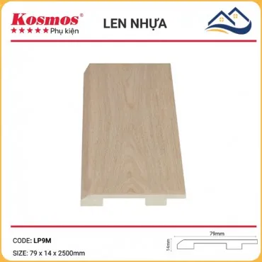 Len Chân Tường Nhựa Giả Gỗ LP9M Cao 79mm