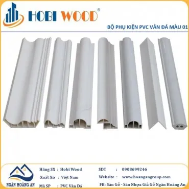 Phào PVC Vân Đá Hobi Wood Màu 01