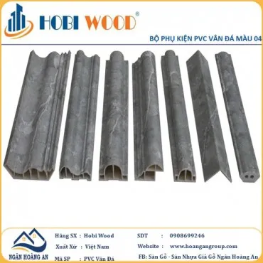  Phào PVC Vân Đá Hobi Wood Màu 04