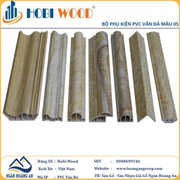 Phào PVC Vân Đá Hobi Wood Màu 05